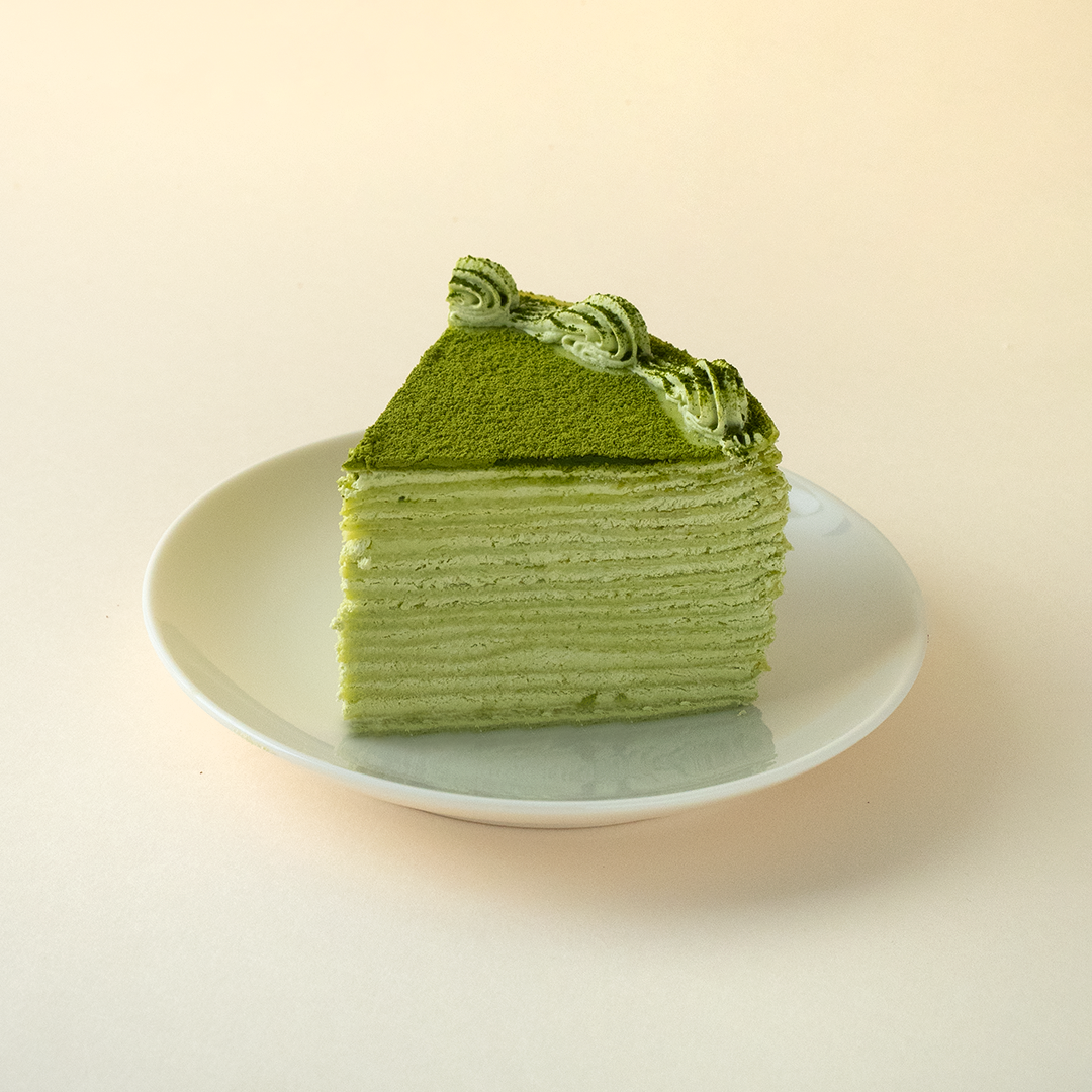 Matcha Mille Crepe Cake