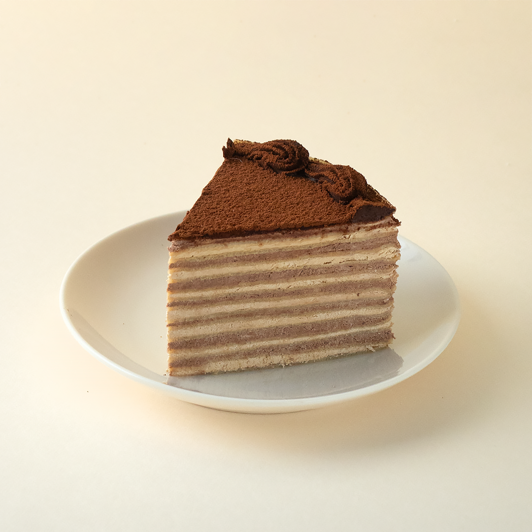Tiramisu Mille Crepe Cake
