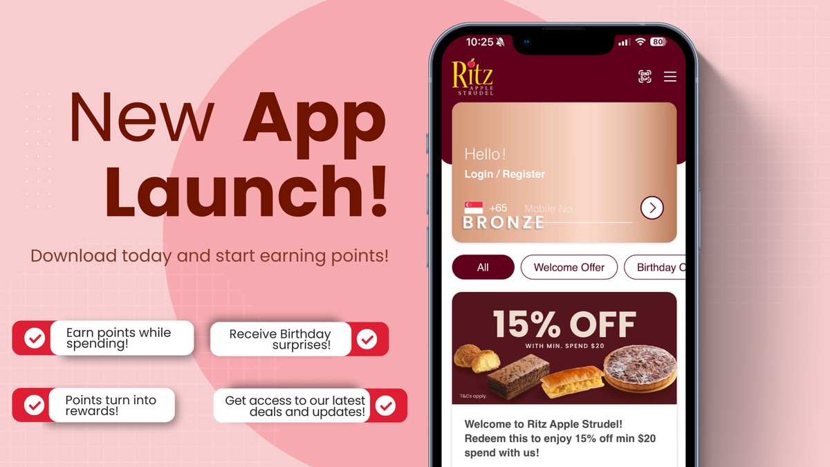 Ritz Apple Strudel and Pastry